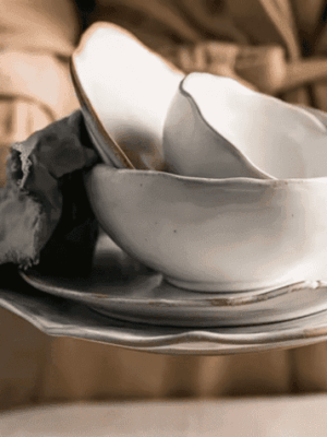 Nordic-Style Speiseteller Set